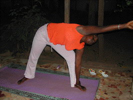 santé par la pratique du yoga à Bamako 